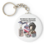 Michigan Military Families Benefit keychains
