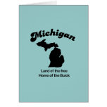 Michigan Motto- Land of the free Home of the Buick cards