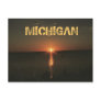 MICHIGAN NIGHT POSTCARD
