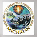 Michigan Tea Party Posters posters