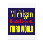 Michigan the New & Improved THIRD WORLD Postcards