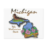 Michigan The Wolverine State Robin Apple postcards