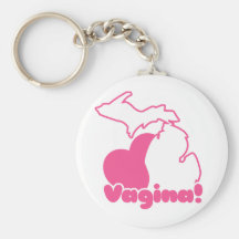 Michigan Vagina Key Chain