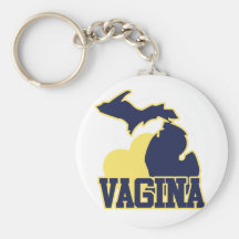 Michigan Vagina Key Chain