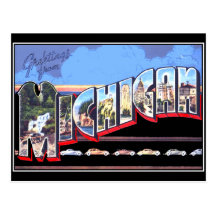 Michigan Vintage Postcard