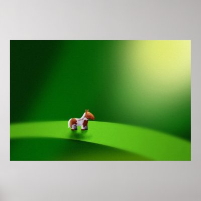 Micro Animals - Horse Poster by vladstudio
