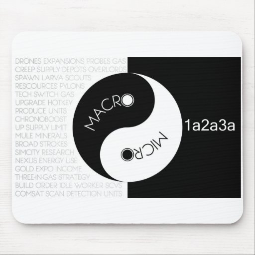 Micro Macro Balance 1a2a3a Mousepad