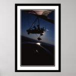 microlight silouette posters
