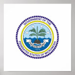 Micronesia Coat of Arms posters