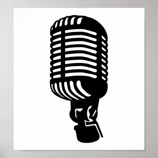 Microphone Print Zazzle