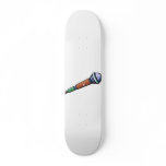 Microphone Simple Abstract facing right skateboards