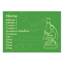 Microscope - Chubby Business Cards