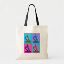 Microscope Pop Art Bag