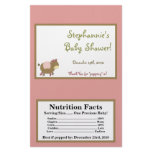 Microwave Popcorn Wrapper Abby's Farm Pink Girly Full Color Flyer