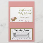Microwave Popcorn Wrapper Abby's Farm Pink Girly Personalised Flyer