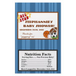 Microwave Popcorn Wrapper All-Star Blue Flyer Design