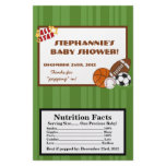 Microwave Popcorn Wrapper All-Star Green Full Colour Flyer