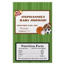 Microwave Popcorn Wrapper All-Star Green Full Colour Flyer