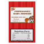 Microwave Popcorn Wrapper All-Star Red Full Colour Flyer