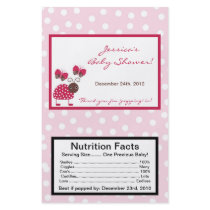 Microwave Popcorn Wrapper Berry Garden Lady Bug Full Color Flyer