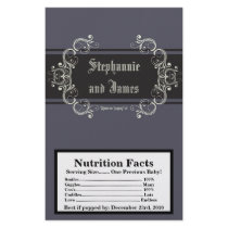 Microwave Popcorn Wrapper Black Tie Affair Grey Full Color Flyer