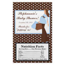 Microwave Popcorn Wrapper Blue Mod Mum Polka Dots