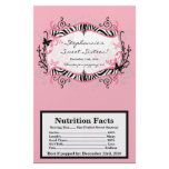 Microwave Popcorn Wrapper Butterfly Zebra Print flyers