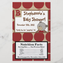 Microwave Popcorn Wrapper Cocalos Buttons Full Colour Flyer