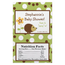 Microwave Popcorn Wrapper Forest Friends Hedgehog