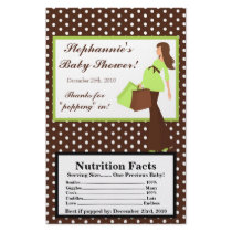 Microwave Popcorn Wrapper Green Mod Mum Polka Dots