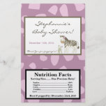 Microwave Popcorn Wrapper Jacana Girl Jungle  Zoo Flyer Design