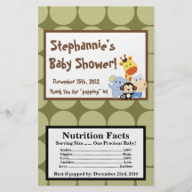 Microwave Popcorn Wrapper Jungle Play Flyer
