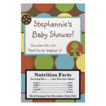 Microwave Popcorn Wrapper Jungle Tales Safari Full Color Flyer