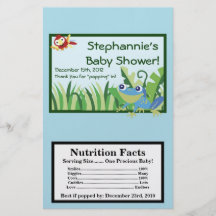 Microwave Popcorn Wrapper Rain-forest Jungle Custom Flyer