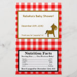 Microwave Popcorn Wrapper Red Barn Farm Animals Personalised Flyer