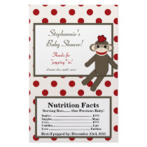 Microwave Popcorn Wrapper Red Sock Monkey