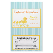 Microwave Popcorn Wrapper Rubber Ducky Bubbles