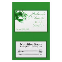 Microwave Popcorn Wrapper Sweet 16 Green