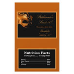Microwave Popcorn Wrapper Sweet 16 Orange