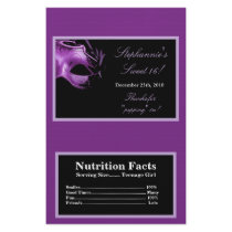Microwave Popcorn Wrapper Sweet 16 Purple Lilac