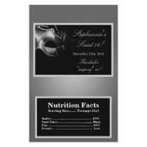 Microwave Popcorn Wrapper Sweet 16 Silver