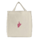 Mid Finger Embroidered Bag