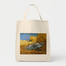 Midday Rest, Vincent Van Gogh Canvas Bag