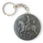 Middle Ages Knight Keychain