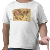 Middle East "Persia Arabia"Panoramic Map Shirts