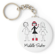Middle Sister Keychain