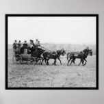 Middleburg Horse Race Stagecoach 1926 posters
