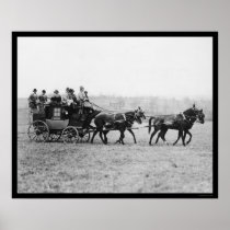 Middleburg Horse Race Stagecoach 1926 Poster