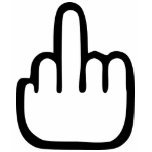 Middlefinger - Fuck you t-shirts
