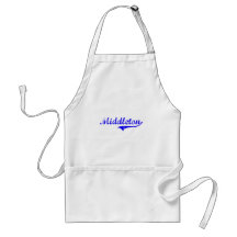 Middleton Surname Classic Style Apron